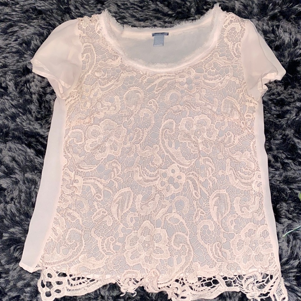Lace tee